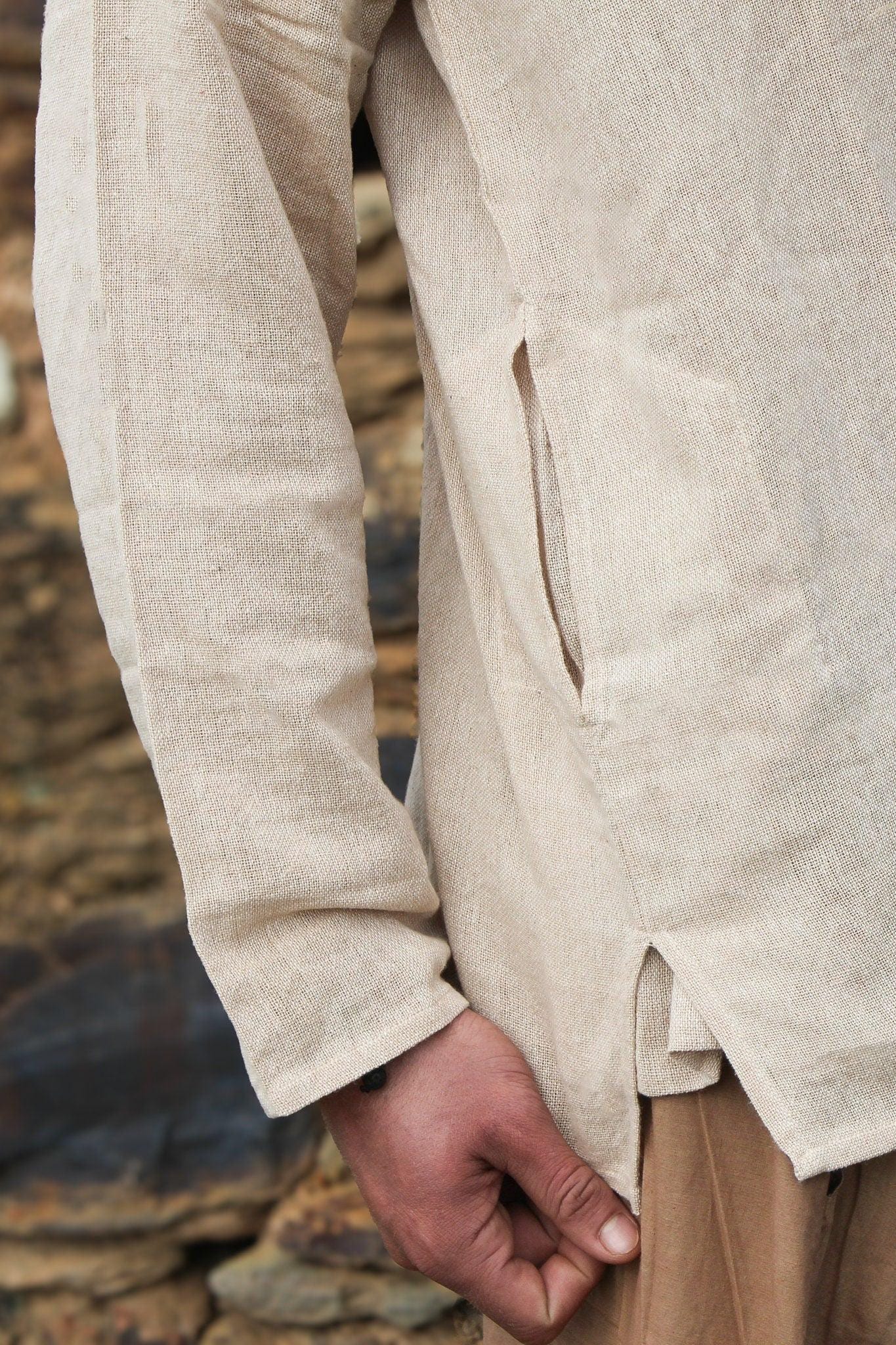 Natural Jute Men Shirt