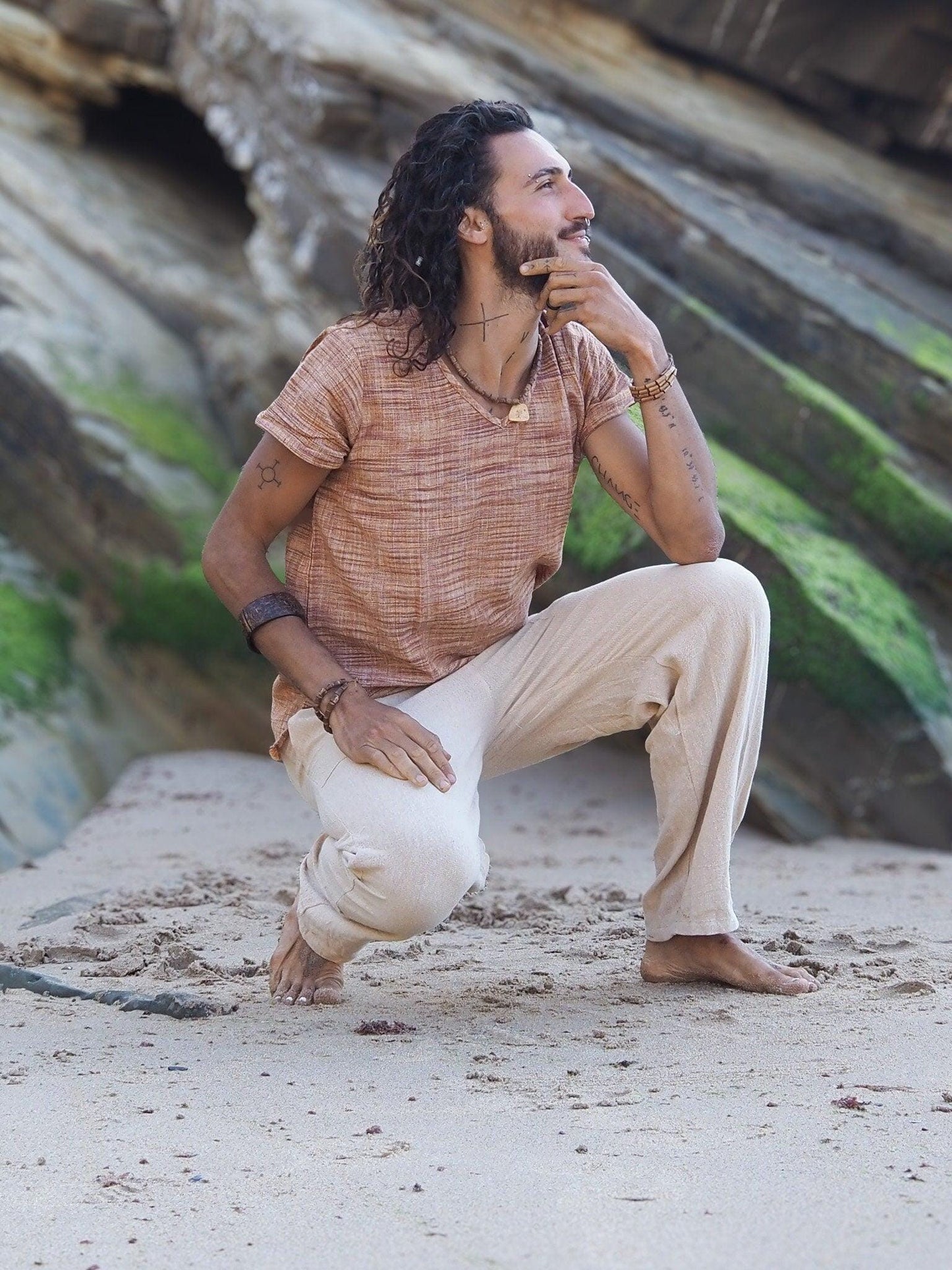 Natural Jute Pants