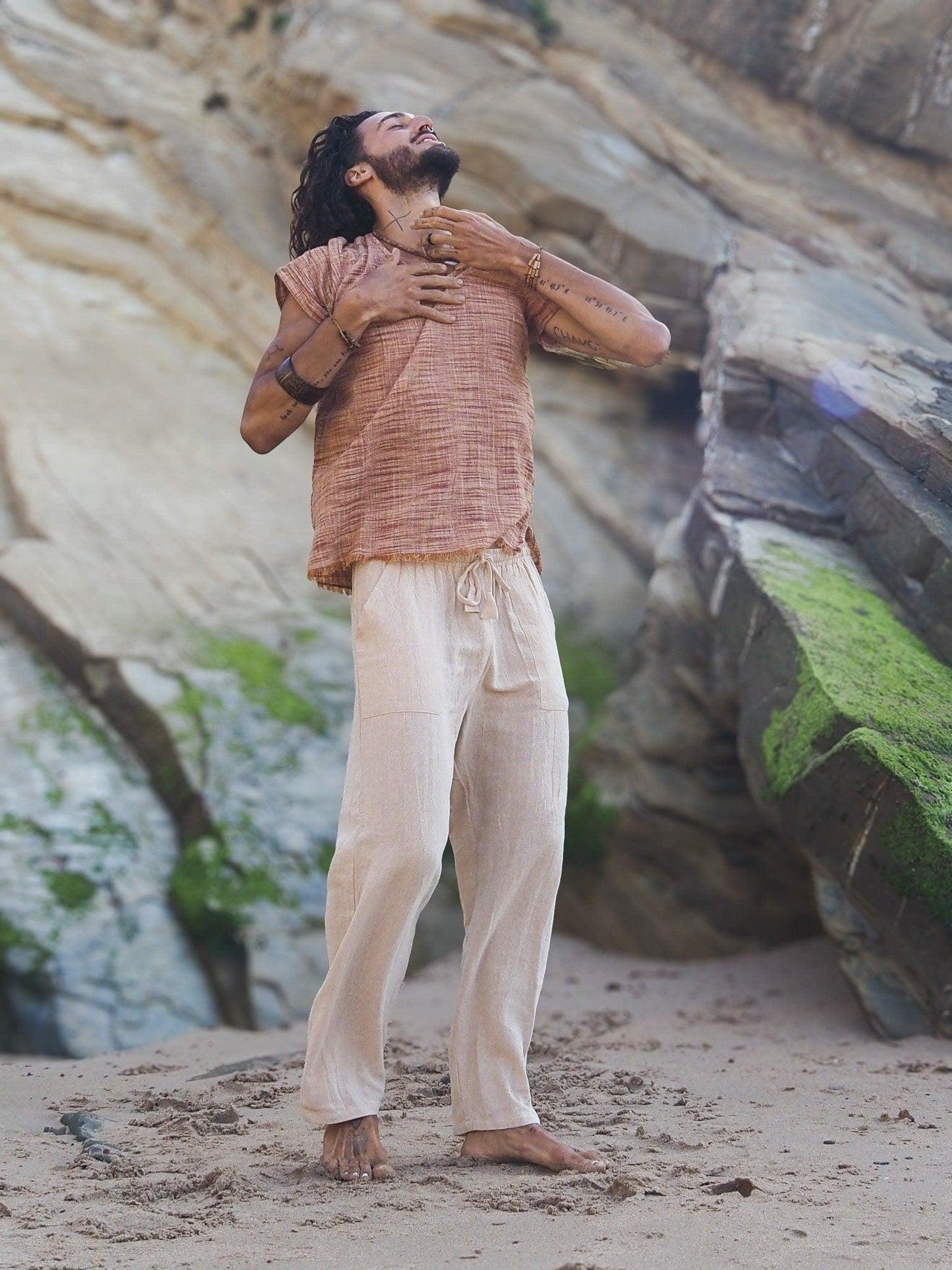 Natural Jute Pants